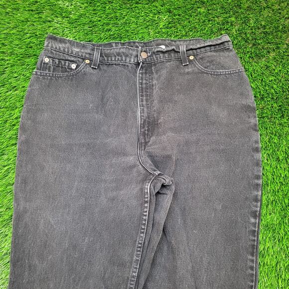 VTG 90s Levis 522 Jeans Womens 18 USA Made High Waisted Tapered - Picture 2 of 9